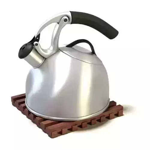 Modern Silver Teapot