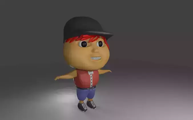 Hero for games and cartoon