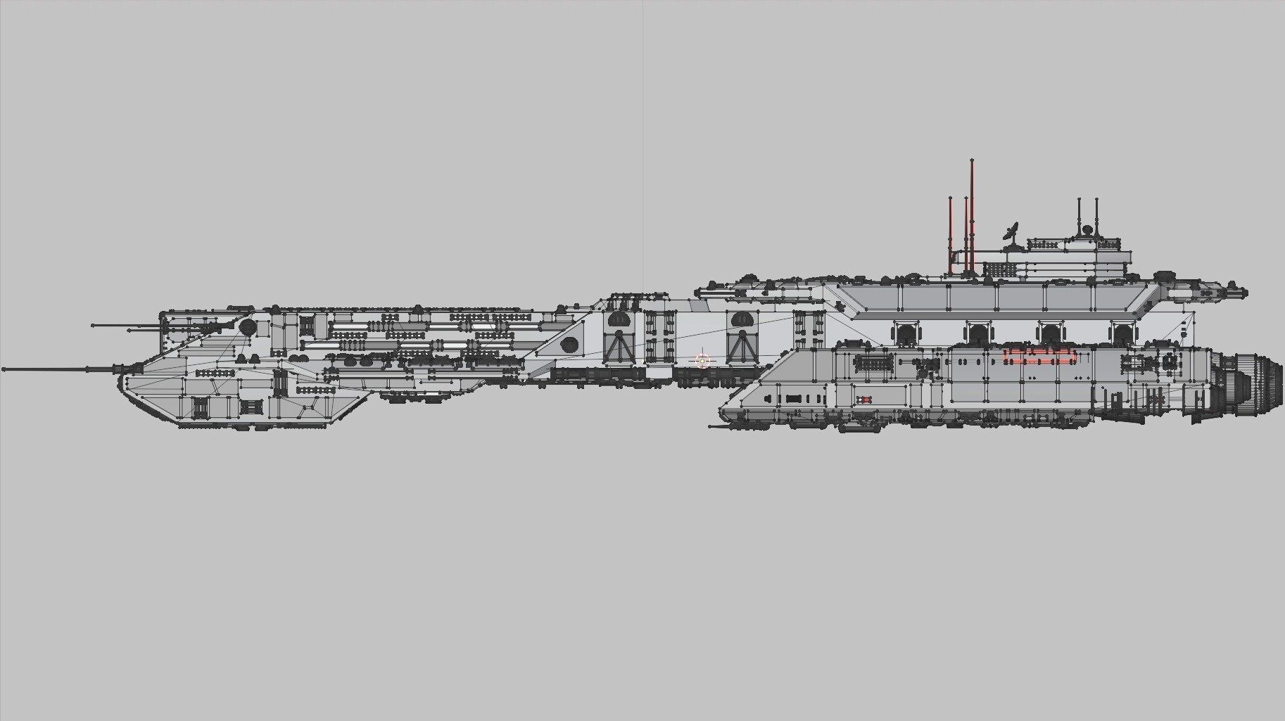 StarGate F-304 Daedalus Battlecruiser 3D model_13