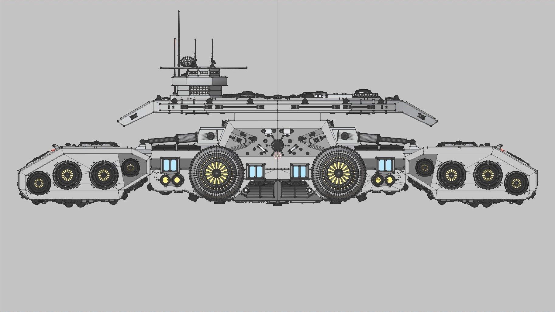 StarGate F-304 Daedalus Battlecruiser 3D model_12