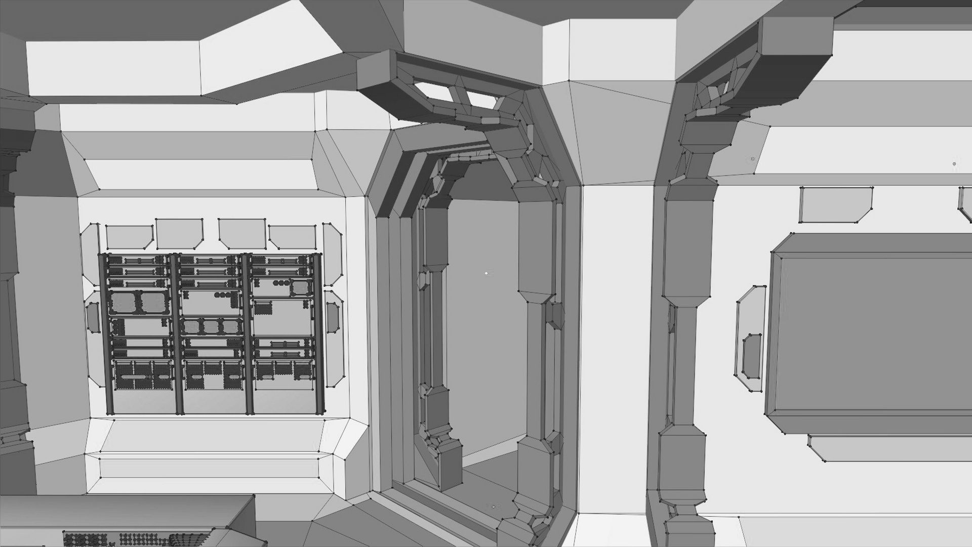 StarGate F-304 Daedalus Battlecruiser Bridge 3D model_17