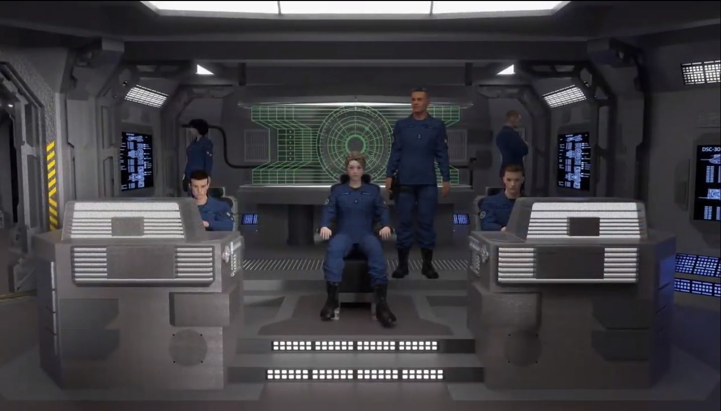 StarGate F-304 Daedalus Battlecruiser Bridge 3D model_3