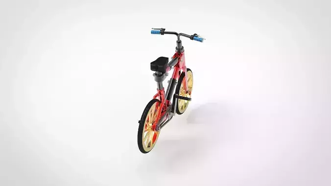 Electric - resizabable cum foldable cycle 3D model