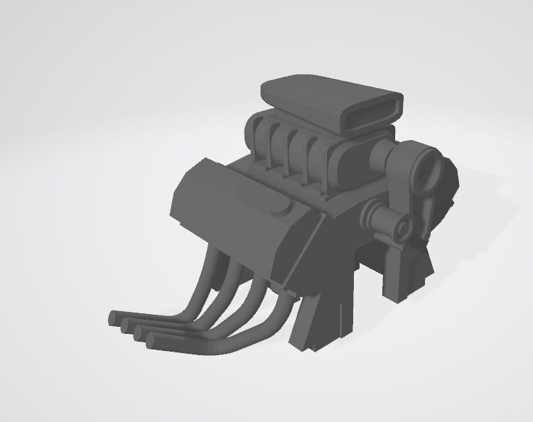 Volksrod Socal hotrod VW Beetle conversion 3D print model_14