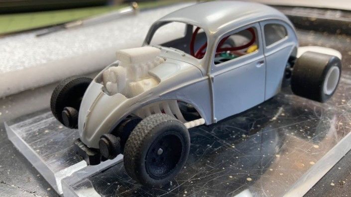 Volksrod Socal hotrod VW Beetle conversion 3D print model_1