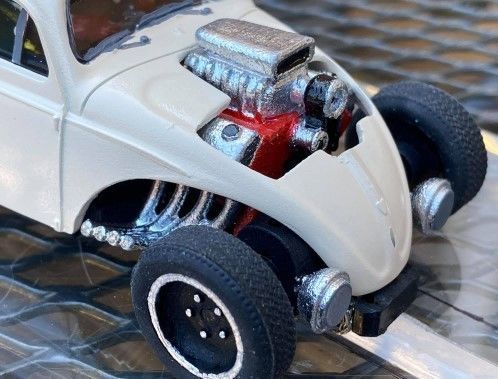 Volksrod Socal hotrod VW Beetle conversion 3D print model_7