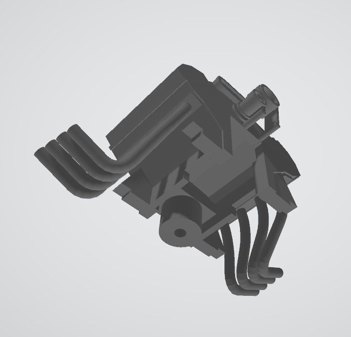 Volksrod Socal hotrod VW Beetle conversion 3D print model_15