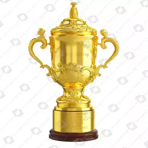 The Webb Ellis Cup Trophy 3D model