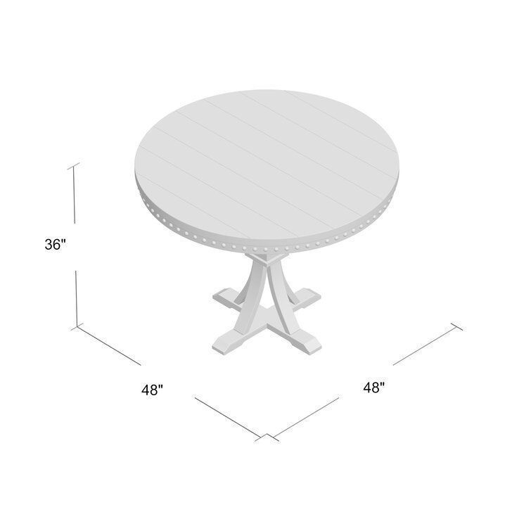 Jared Counter Height Pedestal Diner Table 3D model_1