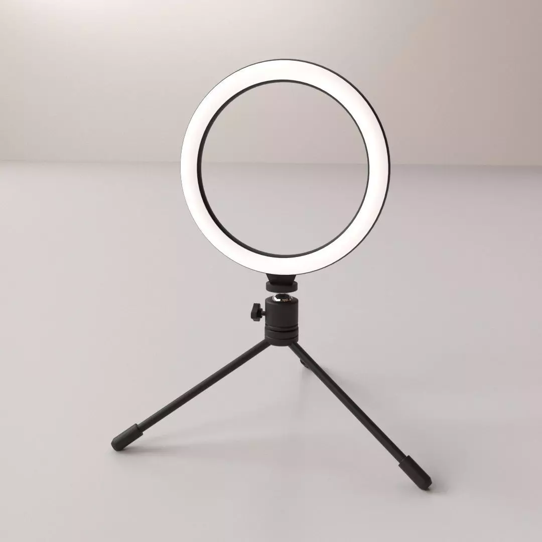 Ring LED Light 3D model_0