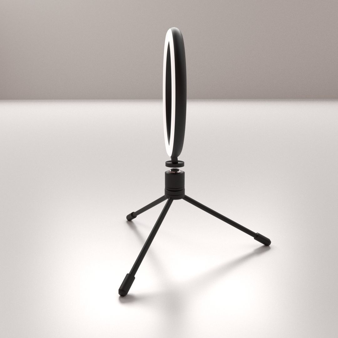 Ring LED Light 3D model_2