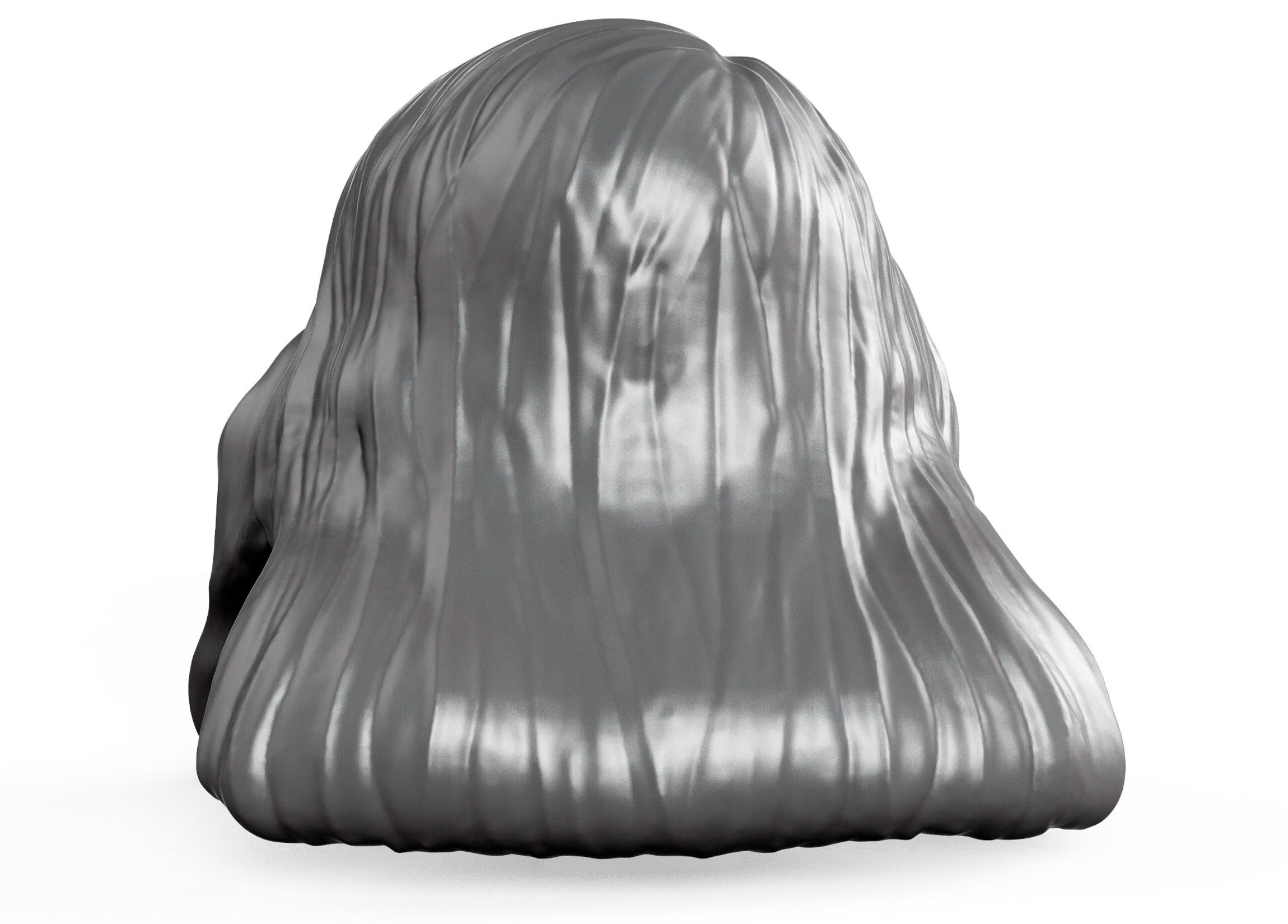 Kiromi Hatakashi 3D printable action figure head 3D print model_7