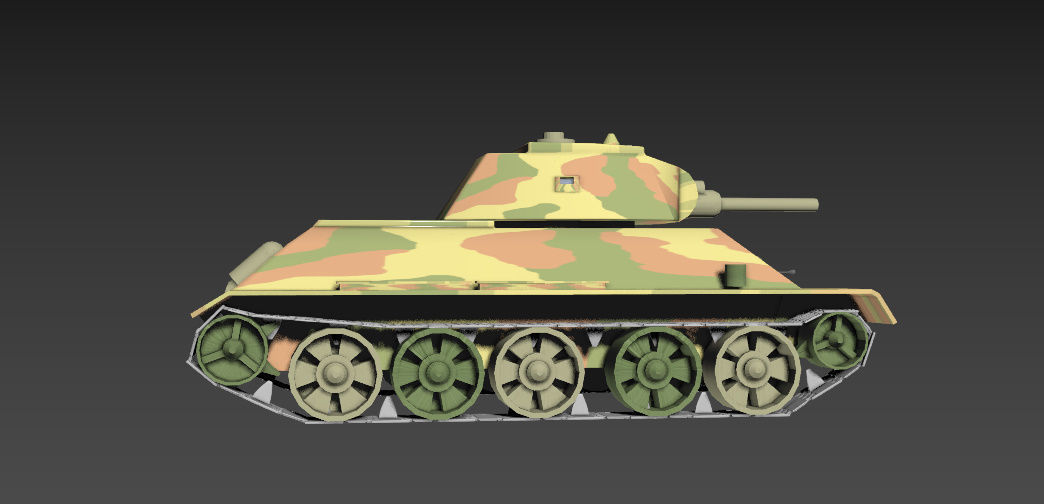 t-34 76 3D model_11