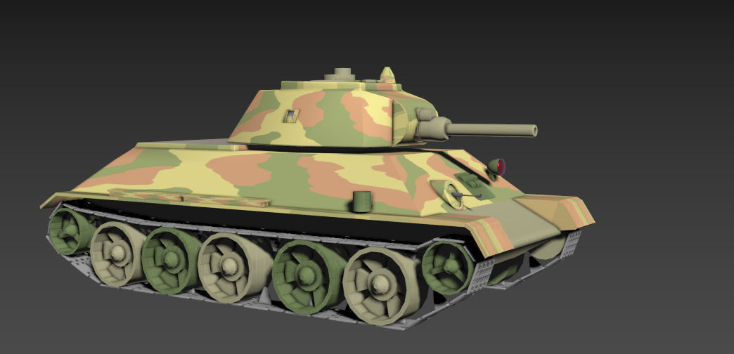 t-34 76 3D model_2