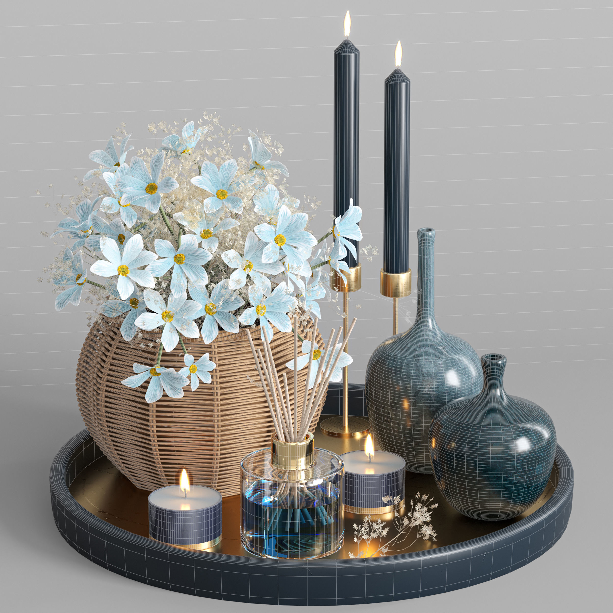 decorative set  21  22  23 3D model_19