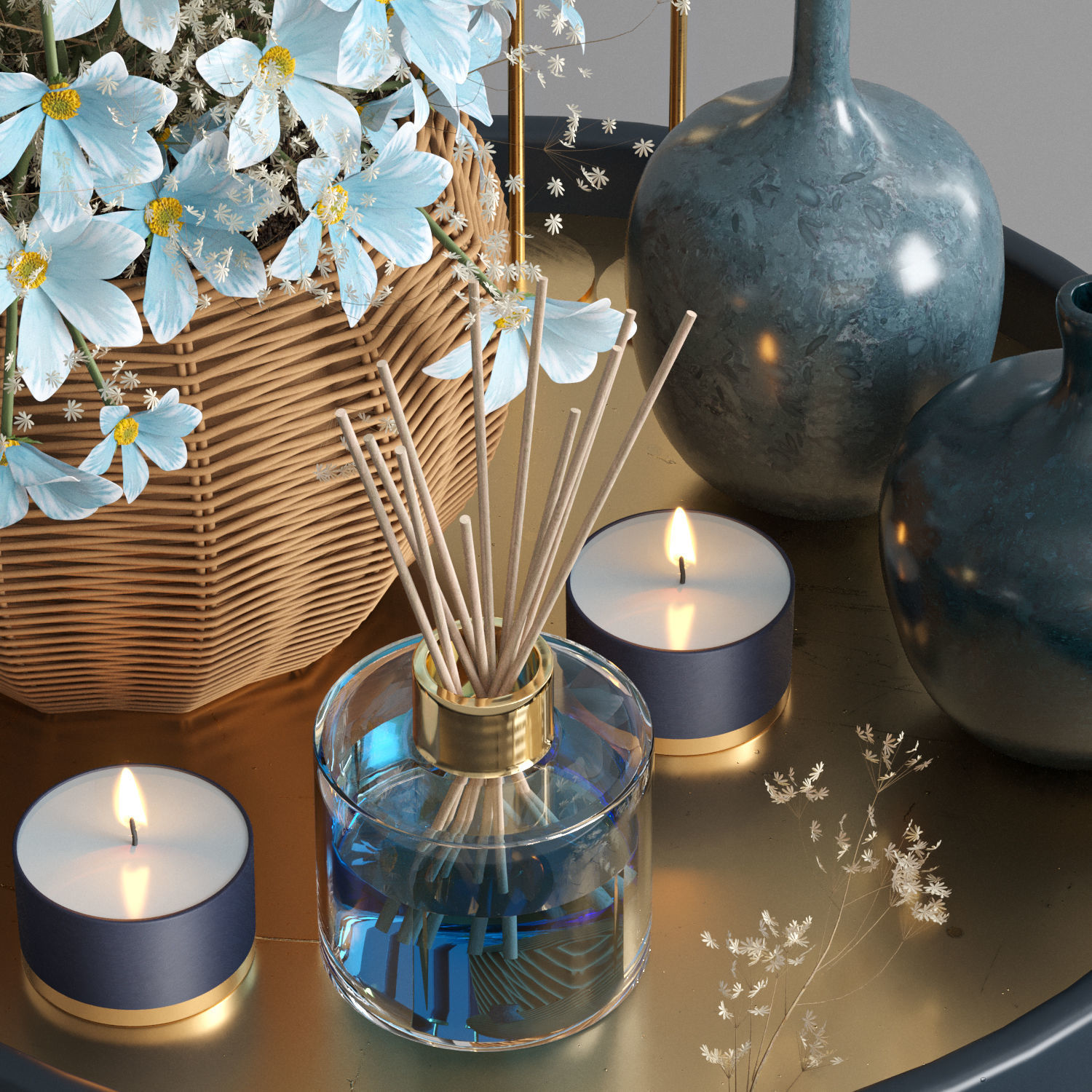 decorative set  21  22  23 3D model_16