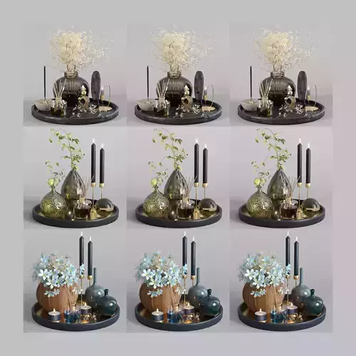 decorative set  21  22  23 3D model
