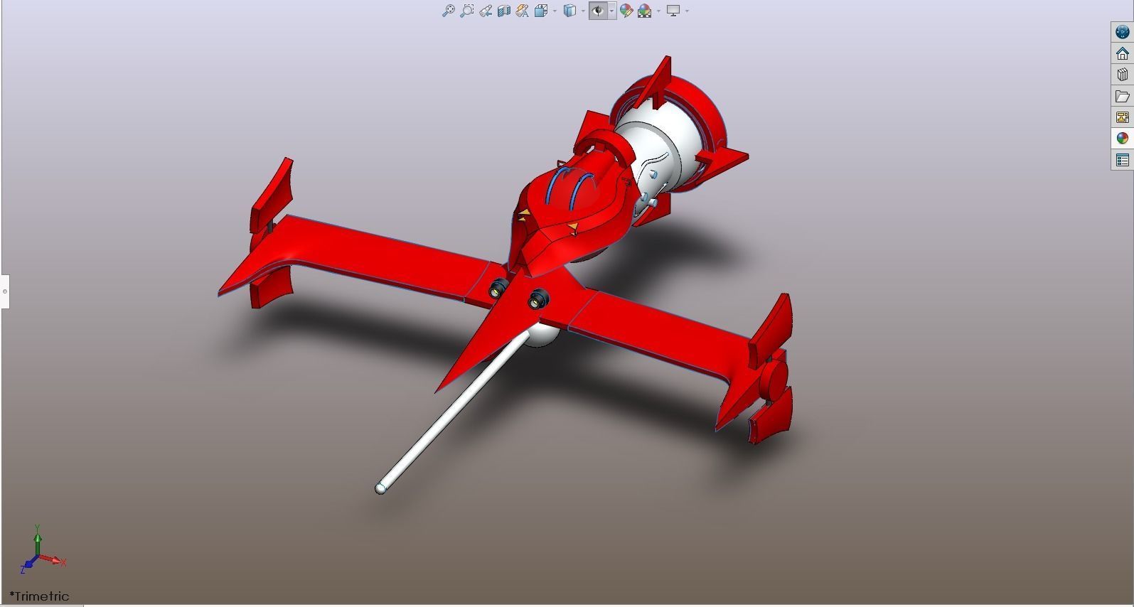 Swordfish II MONO Racer from Cowboy Bebop 3D model 3D model_6