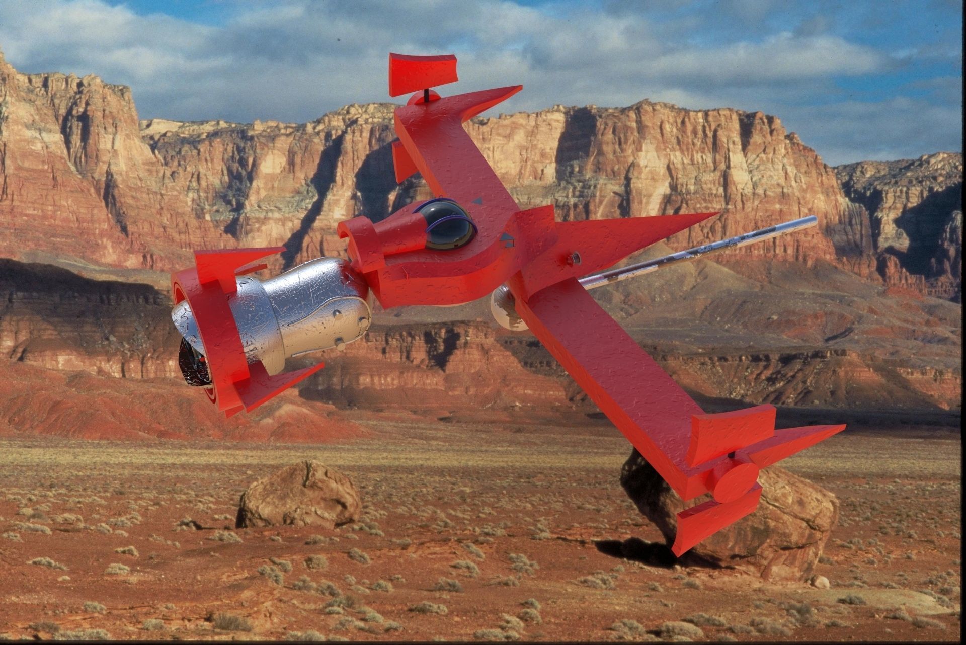 Swordfish II MONO Racer from Cowboy Bebop 3D model 3D model_4