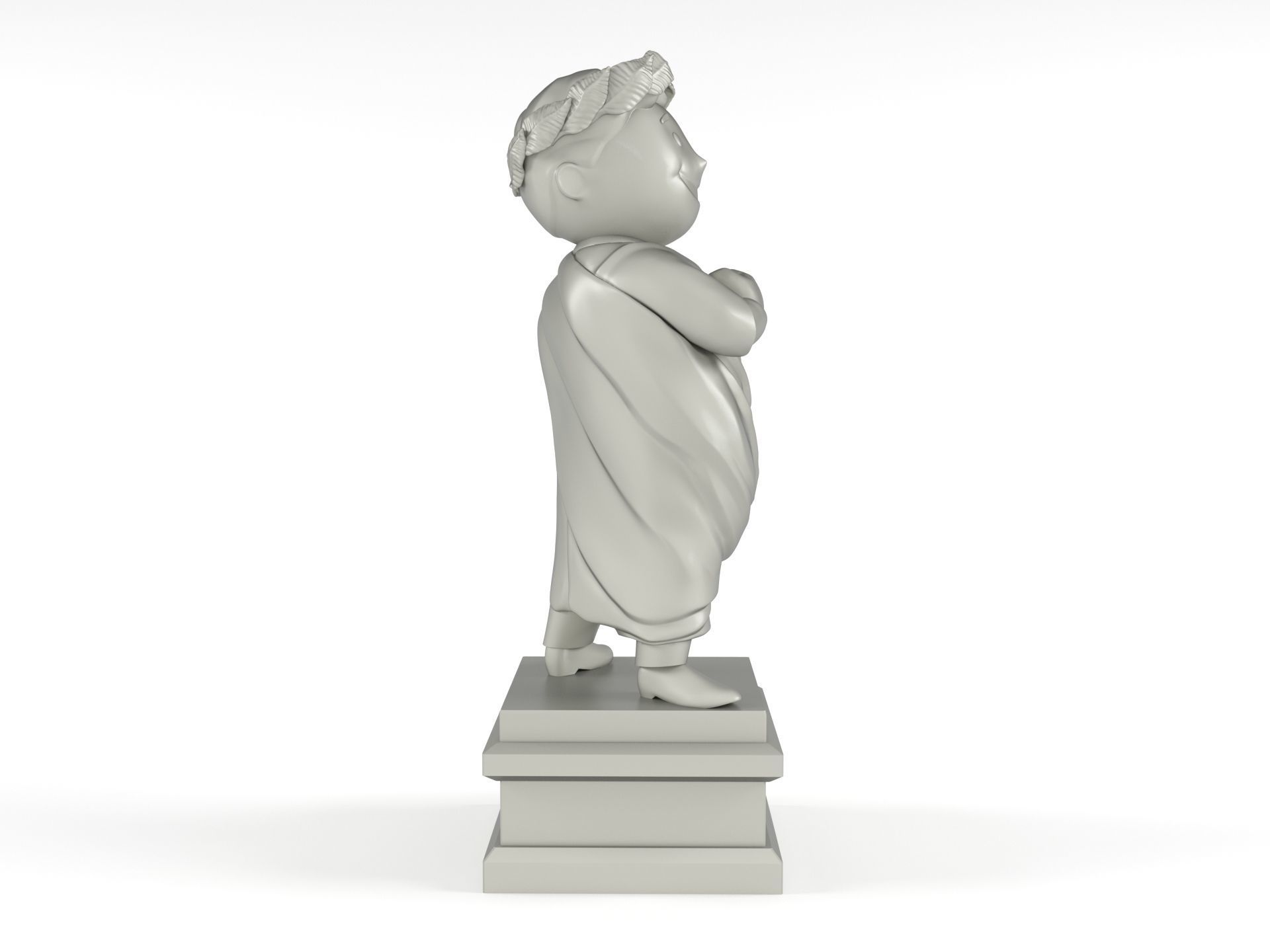 Vault-Tec University Statue 3D print model_9