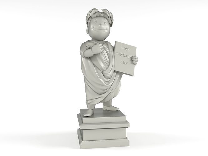 Vault-Tec University Statue 3D print model