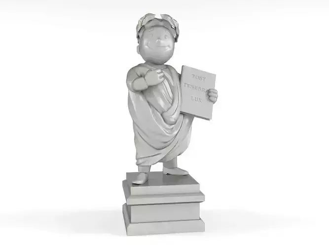 Vault-Tec University Statue 3D print model