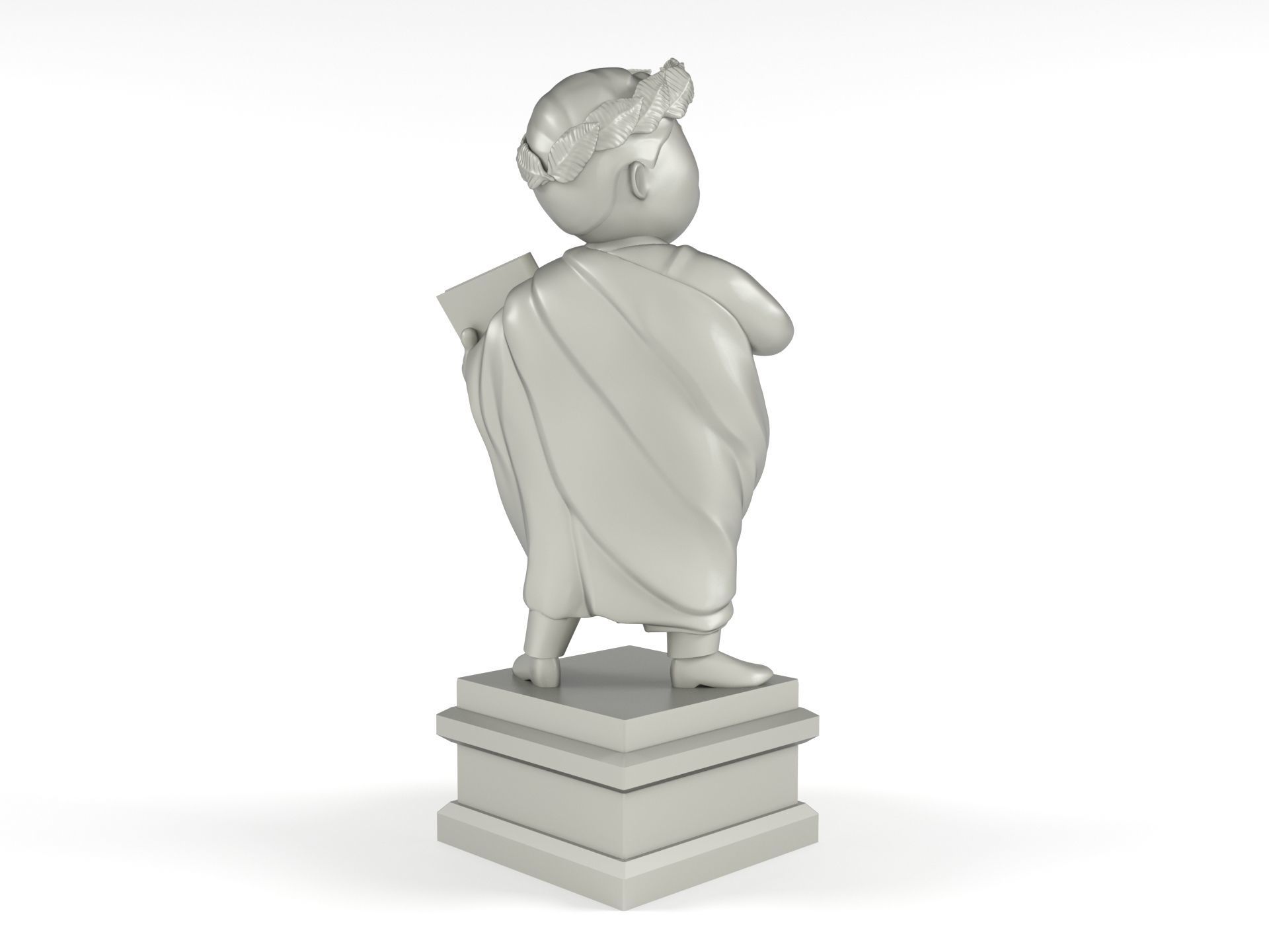 Vault-Tec University Statue 3D print model_8