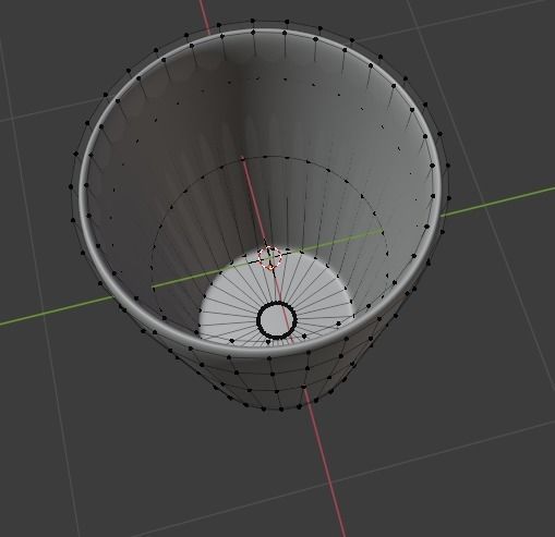 Paper Cup Low-poly 3D model_7