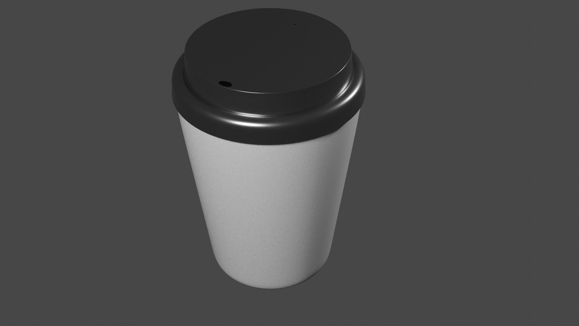 Paper Cup Low-poly 3D model_2