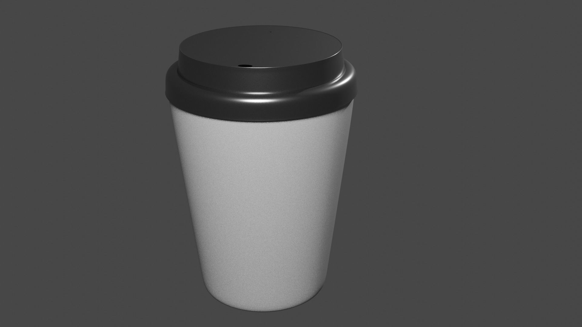 Paper Cup Low-poly 3D model_3