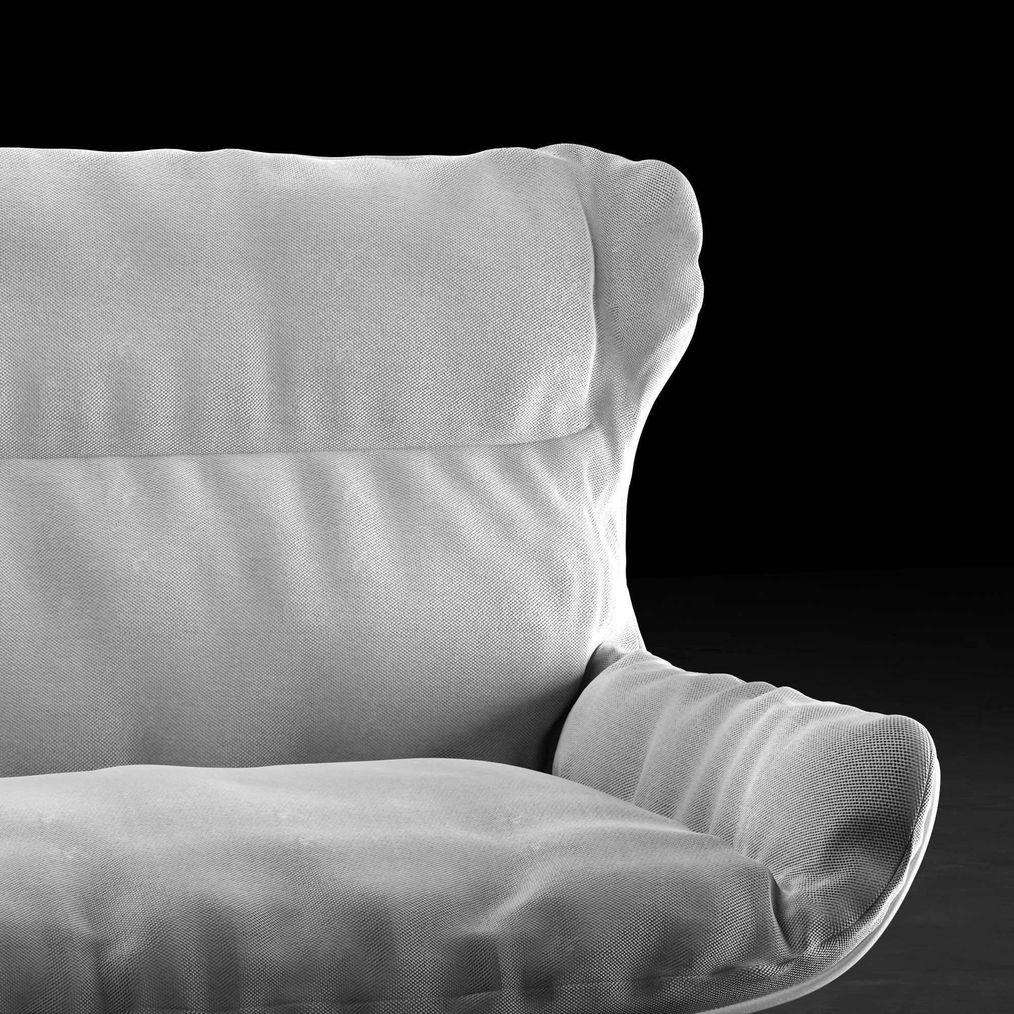 Freifrau Leyasol Wingback Couch 3D model_3