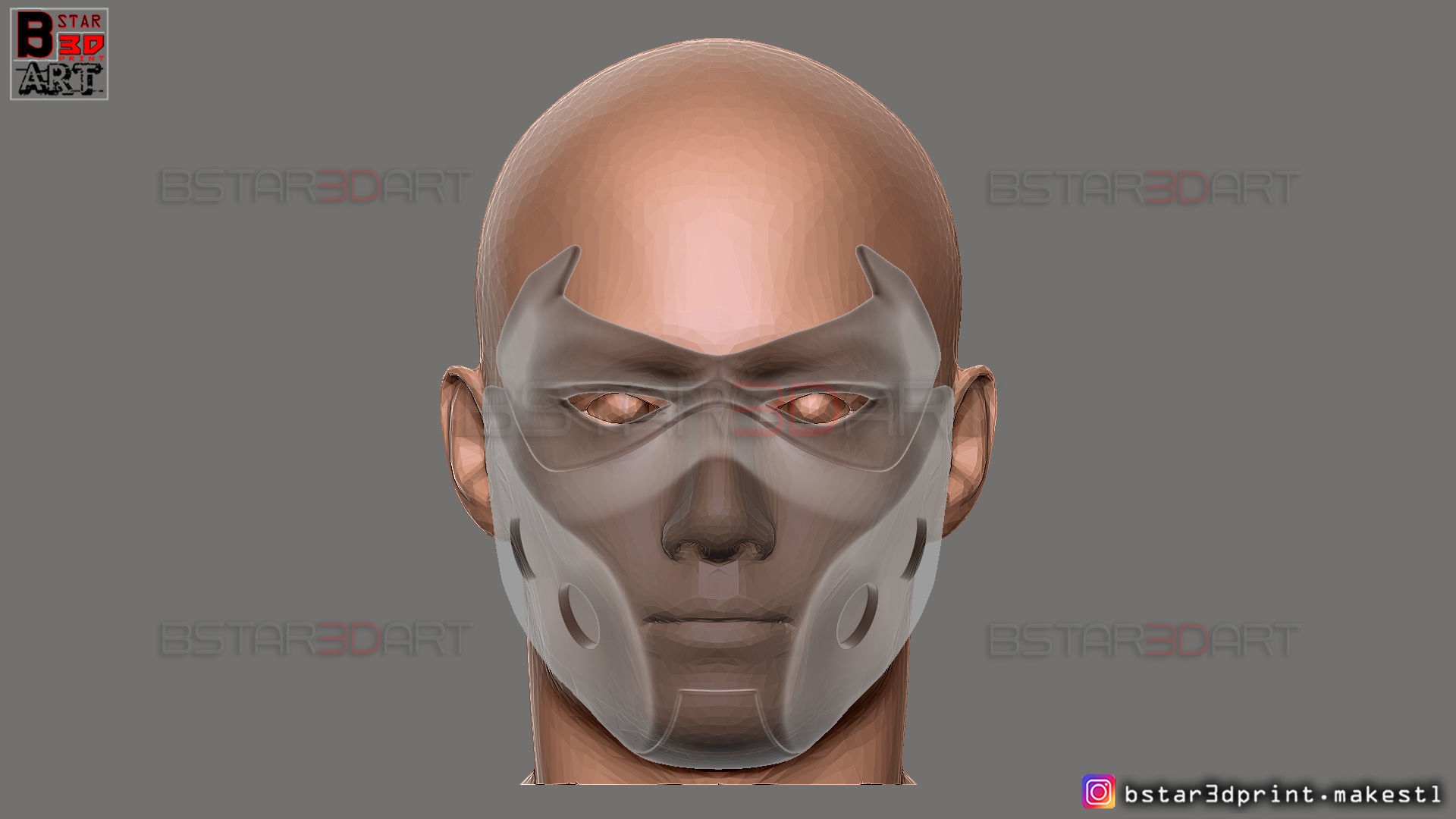 Red Hood Mask - DC comics Cosplay 3D print model_31