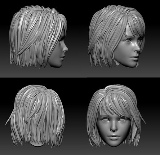 Max Caulfield  Life Is Strange Head 3D print model