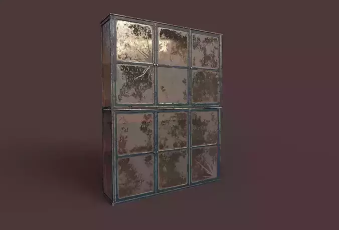 Old Cabinet PBR Game Asset