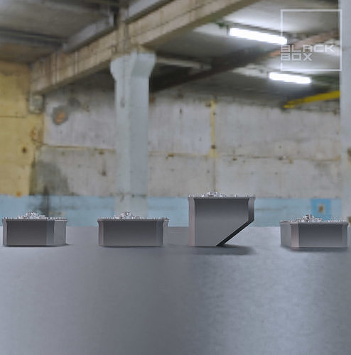 FUEL CELL TANK 4 TYPES SET for miniatures 3D print model 4