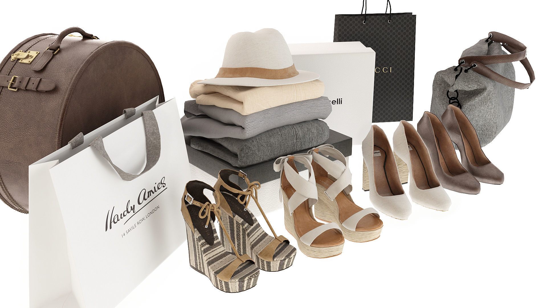 Clothing for Wardrobe 3D model_11