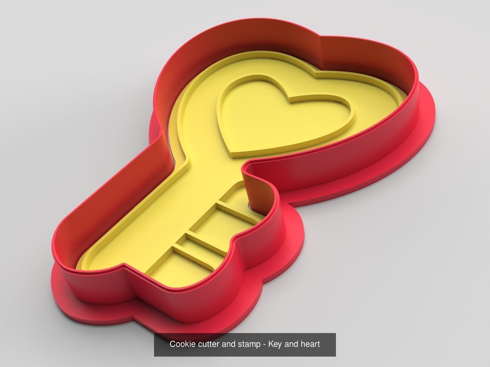 Cookie cutter and stamp - pack 2 3D Model Collection_10