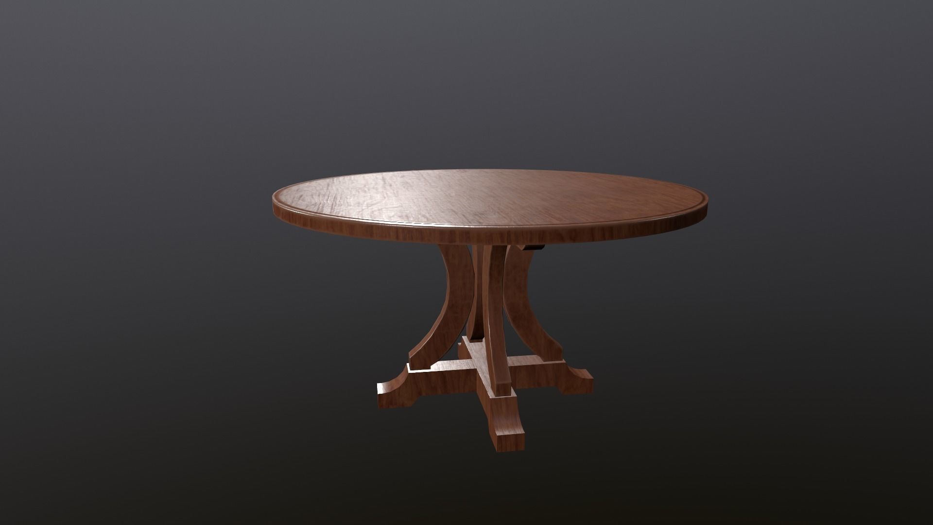 A collection of low poly furniture Low-poly 3D model_11