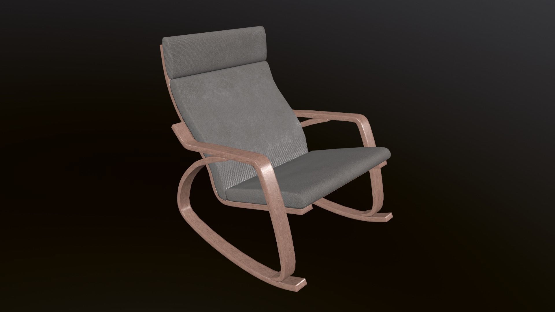 A collection of low poly furniture Low-poly 3D model_9