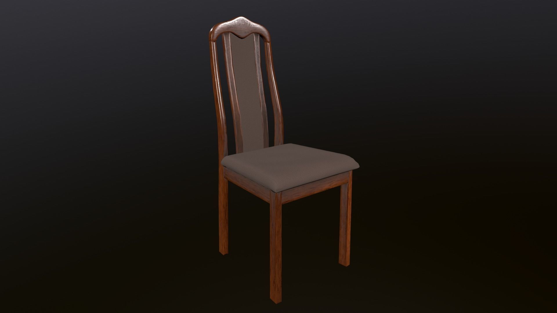 A collection of low poly furniture Low-poly 3D model_10