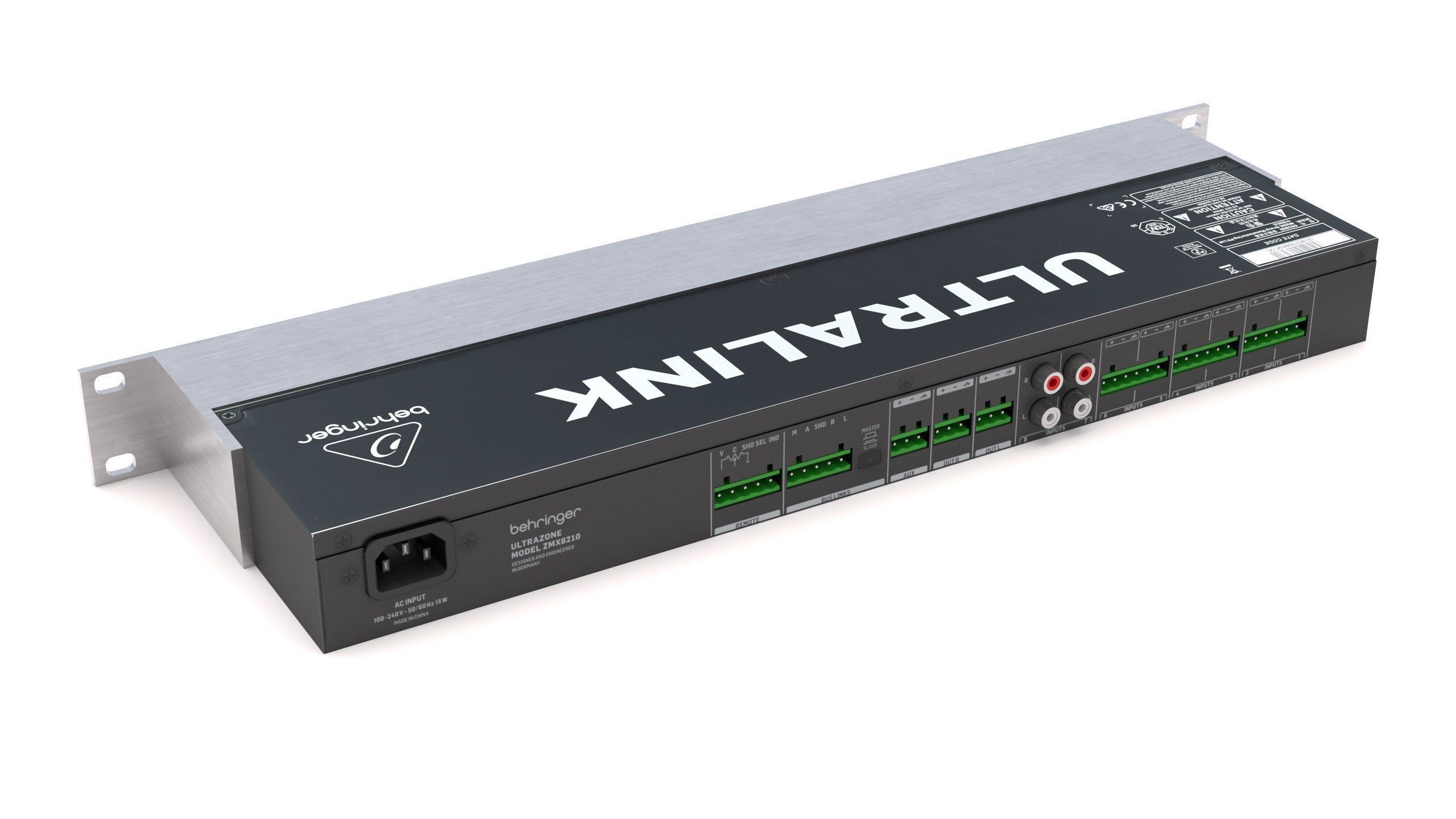 Behringer ZMX8210 Audio Processor Low-poly 3D model_3