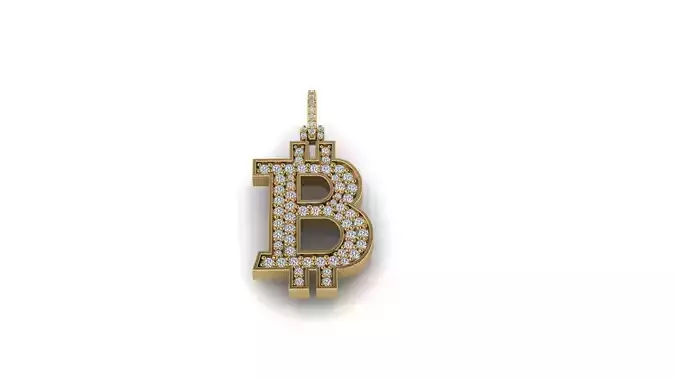 BITCOIN PENDANT - 15mm