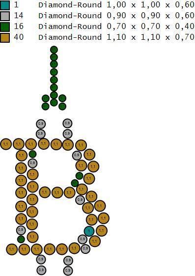 BITCOIN PENDANT - 15mm 3D print model_6