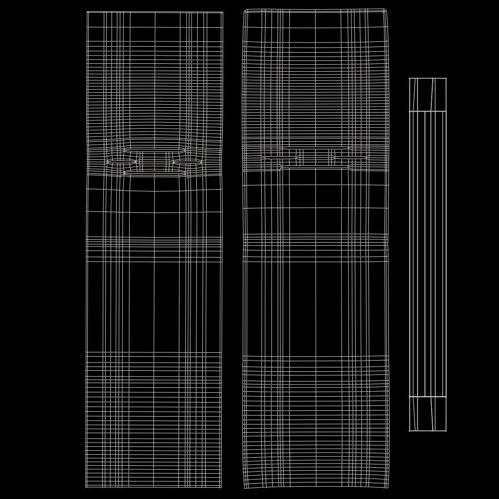alvar aalto chair 3D model_5
