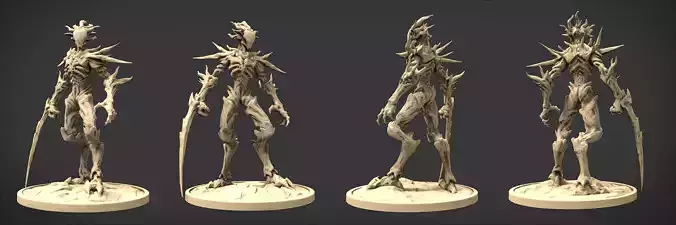 Barkboy two toy figures side 3D print model