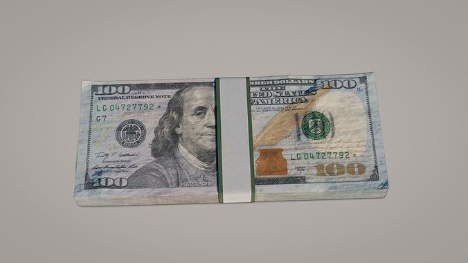 Dollar Stack Money 3D model