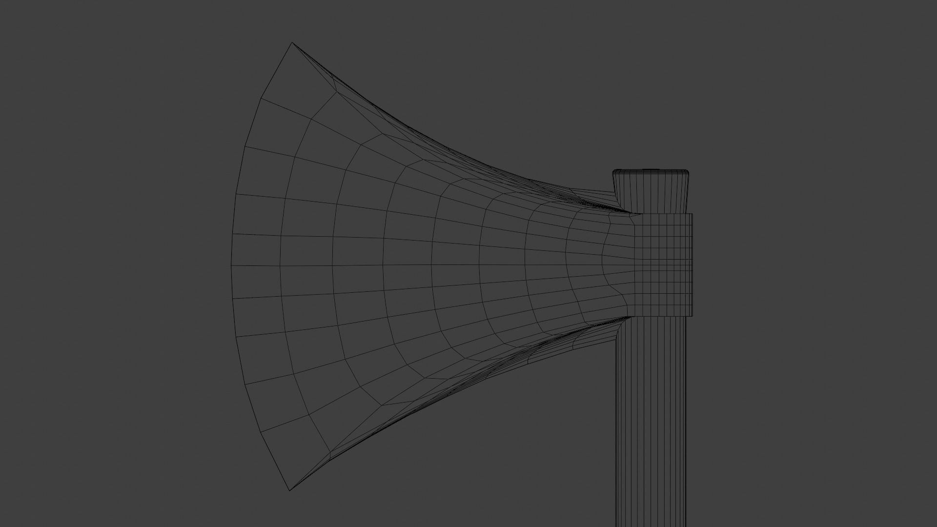 Felling Axe Low-poly 3D model_6