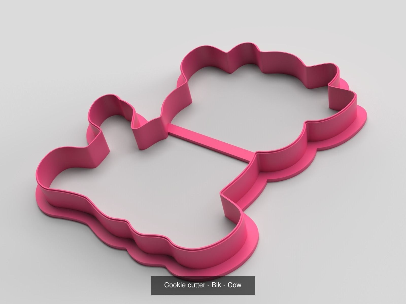 Cookie cutter - pack 3 3D Model Collection_6