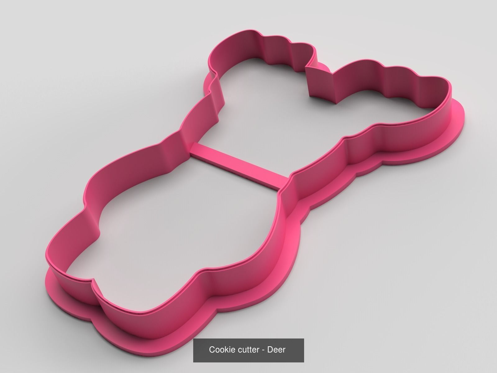 Cookie cutter - pack 3 3D Model Collection_9