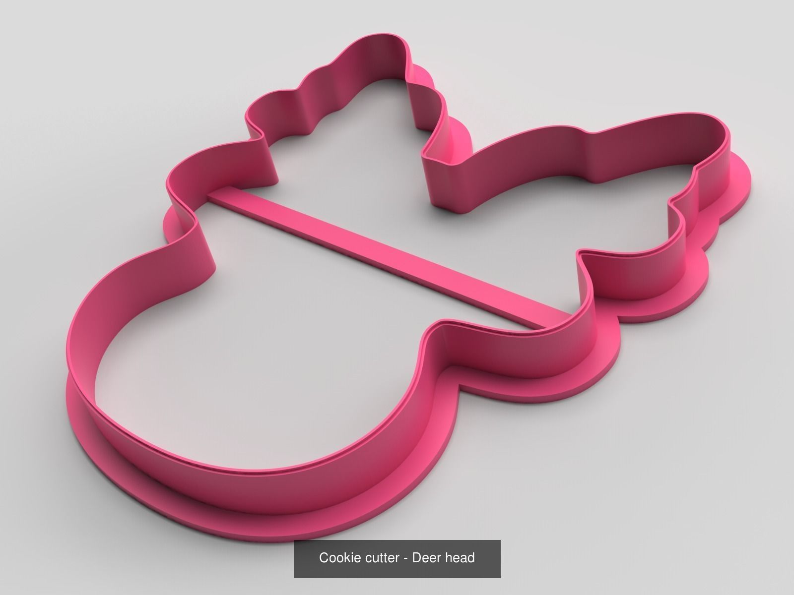 Cookie cutter - pack 3 3D Model Collection_8